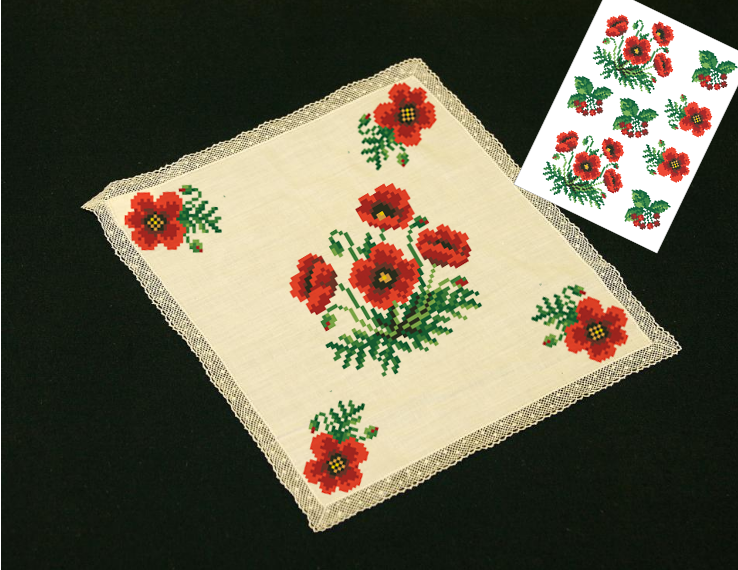 Купити водорозчинний флізелін з малюнком